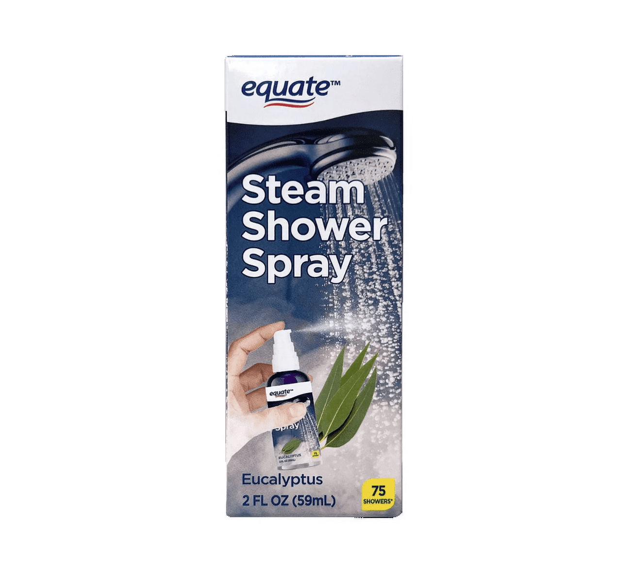 Equate Steam Shower Vapor Liquid Spray for Sinus Decongestant, Eucalyptus, 2 fl oz