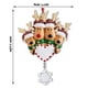 thumbnail image 5 of Adorno colgante de árbol de Navidad Papá Noel Navidad Arte Artesanía Juguete Decoración de ventana Decoración de fiesta, 4 piezas Kearding HA008994-03, 5 of 6