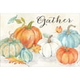 thumbnail image 2 of Great Art Now Pumpkin Patch Landscape Sentiment by Cynthia Coulter, Framed Wall Art, 19W x 13H, 2 of 3