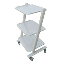 TECHTONGDA 3-Tier Medical Equipment Surgical Equipment Trolley Mobile Cart Medical Steel Cart Utility Rolling Cart Trolley for Office Home Kitchen Beauty Salon