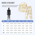 thumbnail image 4 of Lsque Farm Bee Cute Honey Pattern Long Sleeve Pajama Set for Men - Soft 2-Piece Sleepwear and Loungewear Set with Pockets, Comfy Nightwear-X-Large, 4 of 7