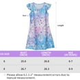 thumbnail image 3 of Sylfairy Girls Nightgowns, Unicorn Short Sleeve Sleepwear Nightie Nightgown Princess Pajama Dresses for 6-7 Girls, Star Unicorn, 3 of 7