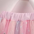 thumbnail image 4 of lnmuld Girls Short Skirt Ballet Tutu Skirt Layered Flare Dance Performance Party Dress Twirl Outfit Color:Pink,Size:9-10 Years, 4 of 8