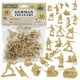 thumbnail image 1 of Toy Soldiers BMC CTS, infantería alemana de la Segunda Guerra Mundial, 32 unidades, color canela, 6 cm, 1 of 9