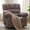 Brown, variant on ParlorDream Oversized Swivel Rocker Recliner, 360° Swivel, Manual Recline, 350lbs Capacity,Brown
