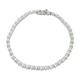 thumbnail image 2 of Believe by Brilliance Women's Silver Plated Cubic Zirconia Tennis Bracelet, 7.25", 2 of 3