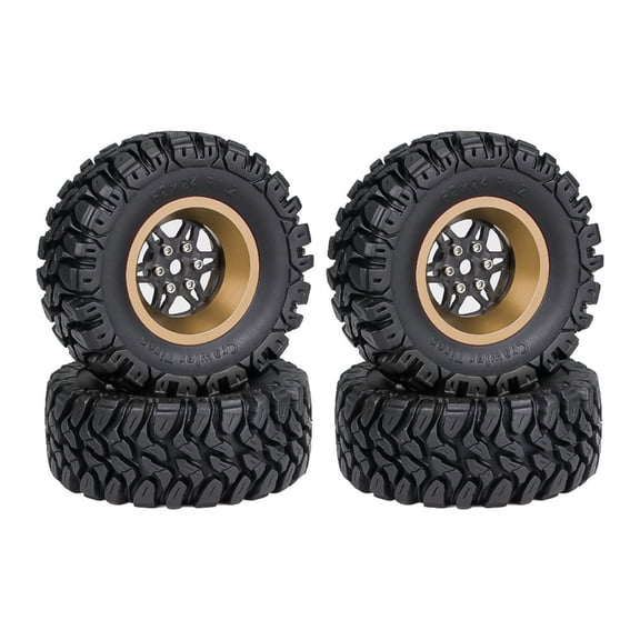 Set of 4 Remote Control Wheel Tires for Crawlers Car Model Rubber Wheel Tires for Remote Control Accessories