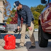 Scepter SmartControl Dual Handle Gas Container Jug, 5 Gal, 2 Pack, Red