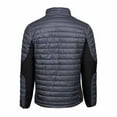 thumbnail image 2 of Teejays Mens Padded Full Zip Crossover Jacket, 2 of 3