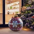 thumbnail image 4 of Inflatable Christmas Ball Outdoor Christmas Decorations 23.62inch Large Blow Up PVC Christmas Ball Ornaments Hanging Tree Ornaments for Xmas Yard Lawn Holiday Porch Party Decor, 4 of 6