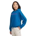 thumbnail image 2 of Champion Girls Pullover Fleece Hoodie - Teal - Size X-Large, 2 of 4