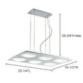 thumbnail image 2 of PD617-6R Jesco Lighting Lumidisque - Six Light Rectangular Adjustable Pendant, 2 of 2