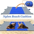 thumbnail image 4 of Sunrise 9'X7' Sand Beach/Picnic Blanket W/6 Corner Pockets Nylon Beach Cushion, 4 of 6