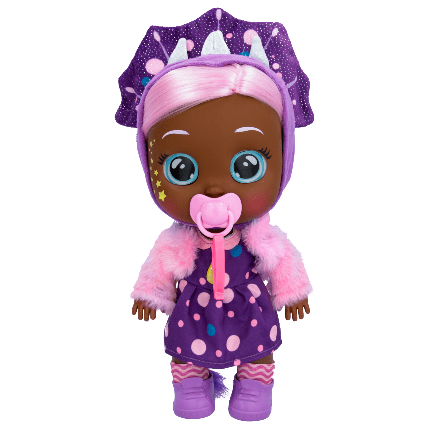 Cry Babies Dressy Fantasy Phoebe 12 inch Baby Doll for Girls Ages 1.5 - 3 Years