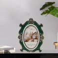 thumbnail image 3 of Jeweled Photo Frame Embossed Finishing Freestanding Picture Display Ornate Desktop Tabletop 6inch, 3 of 9