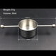 thumbnail image 5 of Taza Medidora de acero Inoxidable Utensilios de Cocina Hogar Casa Comedor Copa de 30ml BLESIY, 5 of 8