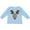 AE-Light Blue, variant on Christmas Reindeer Face with Names and Red Nose Boys or Girls Long Sleeve Toddler T-Shirt