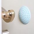 thumbnail image 4 of 4pcs Silent Wall Thickness Football Shape Rubber Fender Protection Pad Wall Sticker Rear Handle Door Lock, 4 of 5