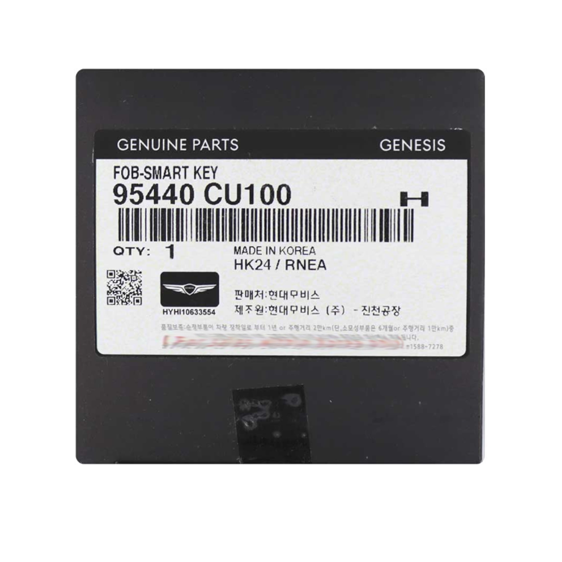 [Smart Choice Store] Genuine OEM FOB Smart Key (4+4 Button) 95440CU100 for Genesis GV60 2021-2026+