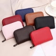 thumbnail image 4 of Stylago Women's Casual Wallet Leather Credit Card Holder Purses with Multiple Slots Portable Shopping Zipper Wallets Pink, 4 of 5