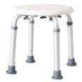 thumbnail image 5 of Height Adjustable Shower Stool - Ergonomic Shower Seat - Non-Slip Feet White, 5 of 5