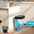 thumbnail image 4 of 2 Pcs 12L Gande Cubo De Basura Autom&aacute;tico Con Sensor - Bote de Basura Inteligente con Tapa El&eacute;ctrica, Cubo de Basura Inteligente, Bote de Basura Ba&ntilde;o, Bote de Basura C, 4 of 8