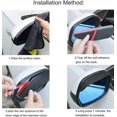 thumbnail image 5 of 2Pcs Carbon Fiber Rear View Mirror Rain Cover for GM Auto Parts, 5 of 5