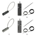 thumbnail image 2 of Guardoinrt Convenient Bicycle Padlock Adjustable Code Lock For Helmet Anti-Theft Bicycle Cable Lock gray Steel cab24+60+120cm, 2 of 6