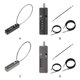 thumbnail image 5 of Bearachild Candado de código ligero e impermeable para seguridad de bicicleta, candado antirrobo para bicicleta Cadenas y protecciones para puertas de seguridad NEGRO Cabina de acero24+60+120cm, 5 of 6