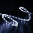 thumbnail image 5 of West Ivory 108LEDs, 10ft Cool White LED Rope Light w/ 8 Mode 1/2" Thick, Controller Connectable Outdoor Permanent Waterproof Accent Exterior Lighting, ETL Certified, Holiday Christmas Backyard Decor, 5 of 7