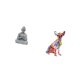 thumbnail image 5 of Estatua Vívida De Fusión De Buda Sun Wukong Y Chihuahua, Figura única Multicolor De Animal Y Mono Coleccionable Para Decoración Del Hogar Y El Jardín., 5 of 8