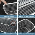 thumbnail image 3 of Samhe Utensil Drying Rack, 2 Pack Stainless Steel Utensils Holder Silverware Basket, Compact Dish Drainer for Kitchen Counter, Chopsticks Spoons, Forks, Knifes Drainer Basket Organizer, 3 of 8
