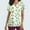 Scrubs-Green, variant on Gamivast Scrubs for Women Print V-Neck Short Sleeve Nursing Scrubs Tops with Pockets Soft Stretch Breathable Scrub Nursing Uniform