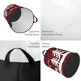 thumbnail image 5 of Lsque Christmas Buffalo Plaid pattern Laundry Hamper Basket, Tall Woven Rope Hamper Basket for Clothes, Lightweight Storage Basket, Collapsible Waterproof-Medium, 5 of 8