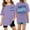 Light Purple, variant on Xijirk Girls T Shirts Graphic Print Tees and Casual Shirts Short Sleeve Comfortable Daily Wear Tops,90