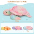 thumbnail image 3 of MaoGoLan 14" Sea Turtle Mommy Stuffed Animal Plush Turtles with 3 Babies Turtles Plush Toys, 3 of 6