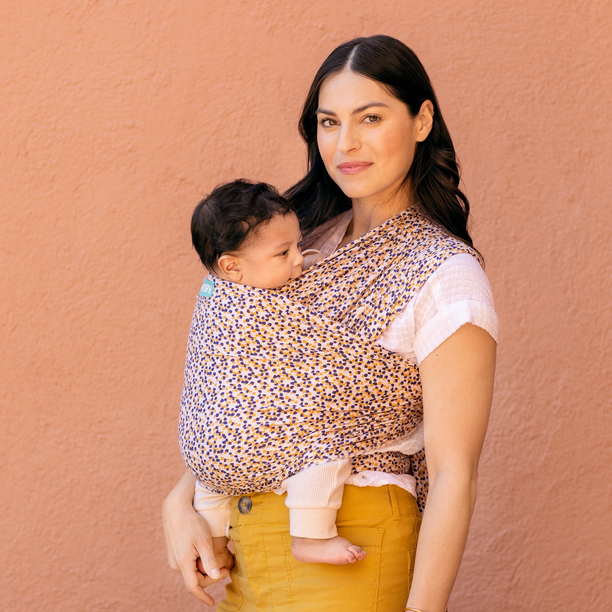 Moby Wrap Evolution Wrap Baby Carrier in Hopscotch
