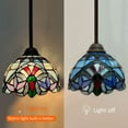 thumbnail image 7 of Tiffany Mini Pendant Light for Kitchen Island Dining Room Traditional Handicrafts Antique Stained Glass Hanging Light, 7 of 7