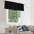 thumbnail image 7 of Pklyzj Window Valance Curtain for Kitchen Bathroom Living Room, Black out Treatment Thermal Insulated, 54 x18 Inches Room Darkening Curtain, 7 of 7