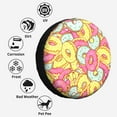 thumbnail image 6 of Kdxio Pink Donut and Blue for Tire Cover Wheel Protectors Tyre Covers Weatherproof Wheel Covers Universal Fit for Trailer Rv SUV Truck Camper Travel Trailers 15 inch, 6 of 8