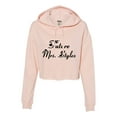 thumbnail image 1 of Womens Future Mrs. Styles Cropped Hooded Sweatshirt, 1 of 1