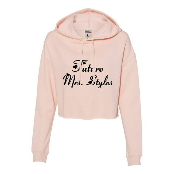 Womens Future Mrs. Styles Cropped Hooded Sweatshirt