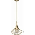 thumbnail image 2 of Volume Lighting  1-Light Indoor Antique Gold Hanging Mini Pendant - Antique Gold, 2 of 4