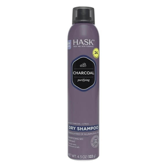 Hask Charcoal & Citrus Purifying Oil Control Dry Shampoo, 4.3 oz