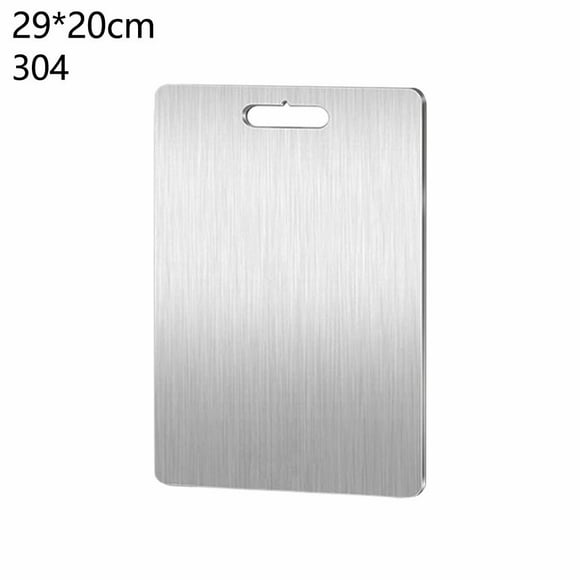 Stainless Steel Choppping Board Double-Sided Cutting Boards Cooking for Kitchen
