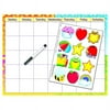WIPE-OFF REUSABLE CALENDAR 17X22 W/ MARKER & 12 MINI ACCENT