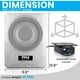 thumbnail image 3 of Sistema de subwoofer amplificado Pyle PLMRSBA8 600W 8" Plateado, 3 of 8