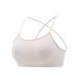thumbnail image 2 of Vhkiploz Active Workout Bras for Women Without Underwire Comfortable Crisscross Back Sports Bras with Padded Yoga Running Fitness Seamless Bras, 2 of 9