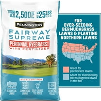 Pennington Fairway Supreme Rye Lawn Grass Seed, for Full Sun , 25 lb., 1 Pack