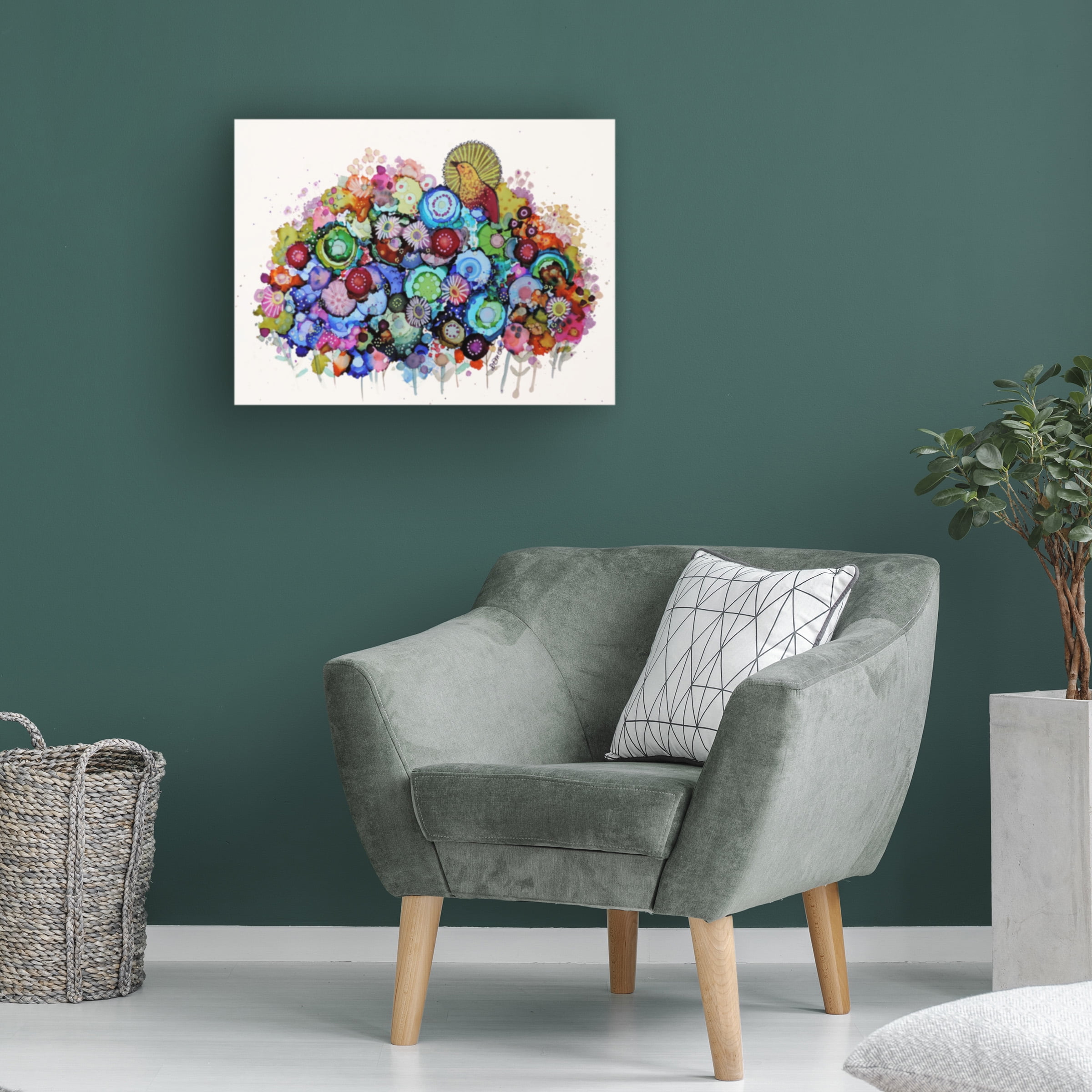 Sylvie Demers 'Nature Je Te Connais Comme Divine' Canvas Art
